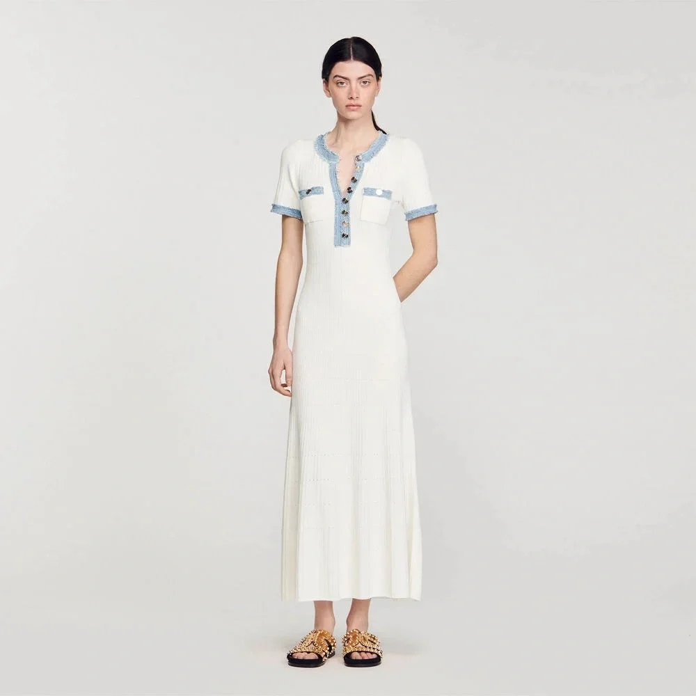 sandro alecia ribbed midi dress Sandro | Dresses | Alecia Ribbed Midi Dress